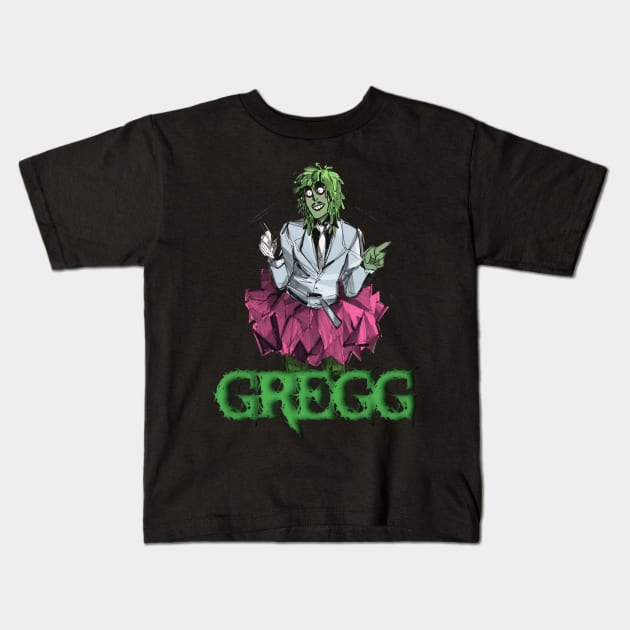 Old gregg T-shirt Kids T-Shirt by Takurs